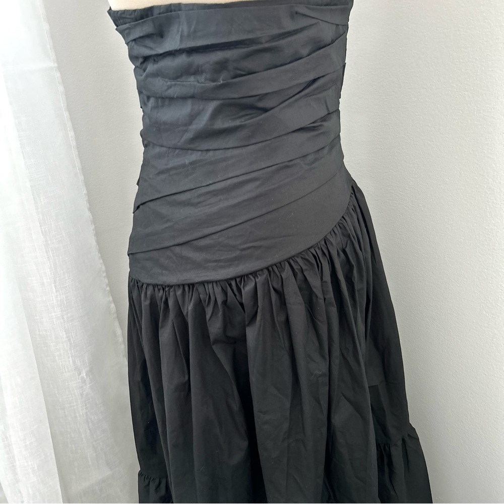 🍒NWT Billy J Lola Strapless Maxi Dress. Black. Size: 10 - Picture 7 of 13